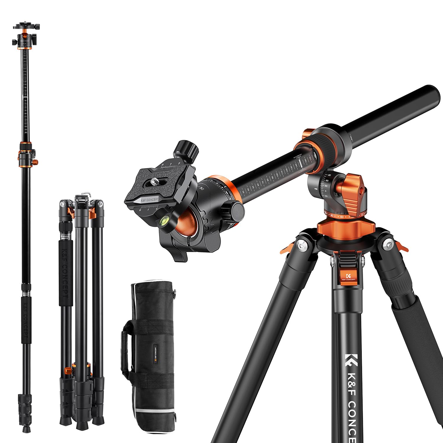 K&F Concept Pro Camera Tripod (360° Arm)
