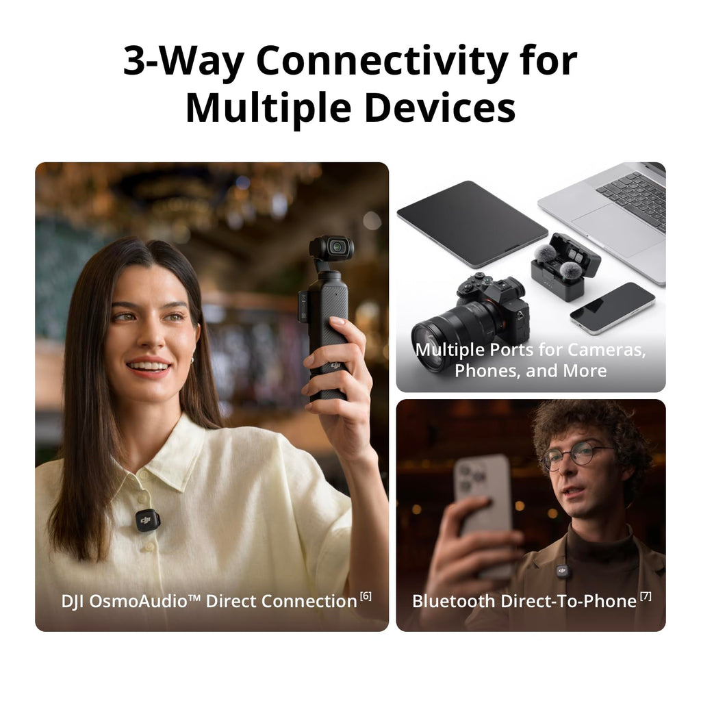 DJI Mic 3 Wireless Mic for Camera & iPhone
