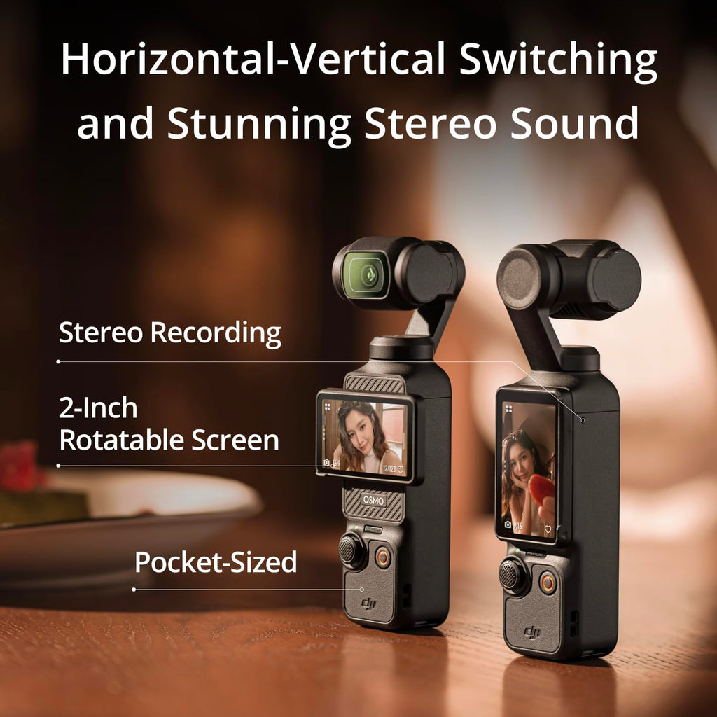 DJI Osmo Pocket 3 Creator Combo – Best Camera for Vlogging (4K)